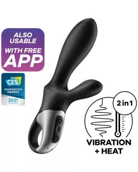 Satisfyer Heat Climax+ - Anal Vibrator App Schwarz