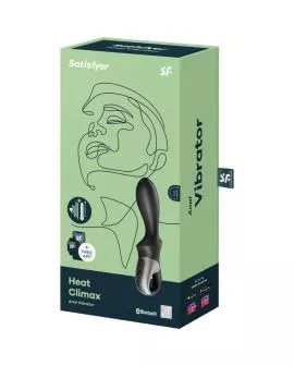 Satisfyer Heat Climax - Anal-Vibrator App Schwarz