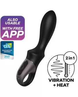 Satisfyer Heat Climax - Anal-Vibrator App Schwarz
