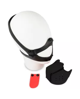 Ohmama Fetisch Hunde Maulkorb - Schwarz