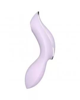 SATISFYER - CURVY TRINITY 2 AIR PULSE VIBRATOR LILA