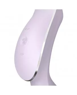 SATISFYER - CURVY TRINITY 2 AIR PULSE VIBRATOR LILA