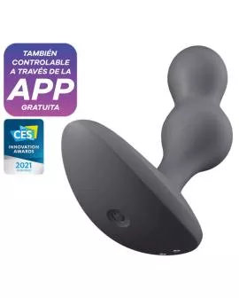 Satisfyer Deep Diver - Vibrationsplug App Grau