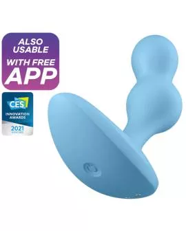 Satisfyer Deep Diver Vibrationsplug App-gesteuert - Blau