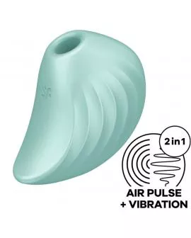 SATISFYER - PEARL DIVER AIR PULSE STIMULATOR & VIBRATOR GRÜN