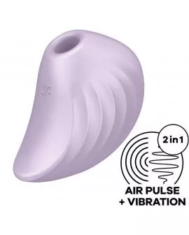 SATISFYER - PEARL DIVER AIR PULSE STIMULATOR & VIBRATOR VIOLETT