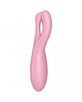 SATISFYER - THREESOME 4 VIBRATORAPP ROSA