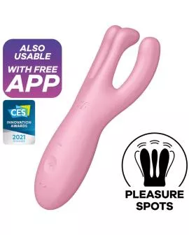 Satisfyer - Threesome 4 App-Vibrator Rosa