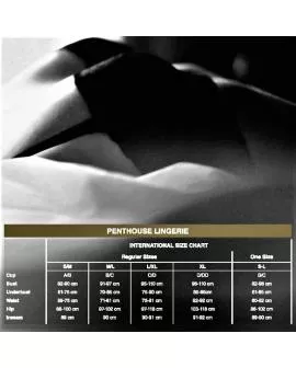 Penthouse Scandalous Teddy - Weiß XL Erotik