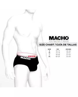 MACHO - MS24R Kurze Unterhose Dunkelrot XL