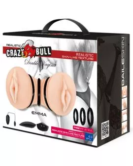 Crazy Bull Emma Realistischer Doppel-Vagina-Masturbator