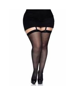 Leg Avenue Tights mit Rückennaht - Große Größe
