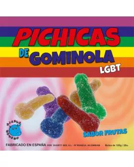 PRIDE Penis-Gummibärchen mit Zucker - LGBT