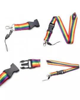 PRIDE - LGBT-FLAGGEN-SCHLÜSSELBAND