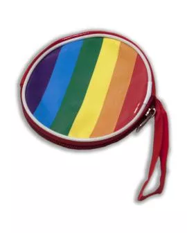 PRIDE - Runde LGBT-Flaggen Geldbörse
