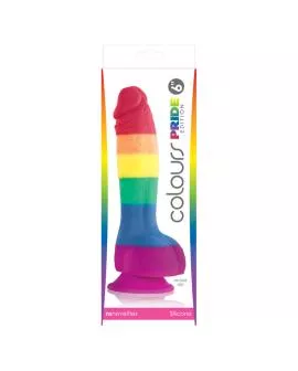 PRIDE - Bunter LGBT-Flaggen-Dildo 15 cm