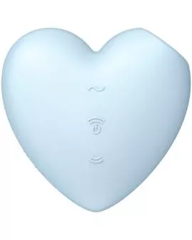 Satisfyer Cutie Heart - Luftpuls-Stimulator & Vibrator Blau