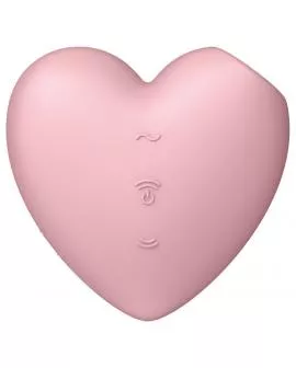 Satisfyer - Cutie Heart Luftimpuls-Stimulator & Vibrator rosa