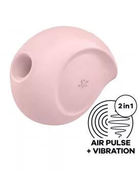 SATISFYER - SUGAR RUSH AIR PULSE STIMULATOR & VIBRATOR ROSA