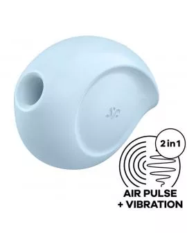 SATISFYER - SUGAR RUSH AIR PULSE STIMULATOR & VIBRATOR BLAU