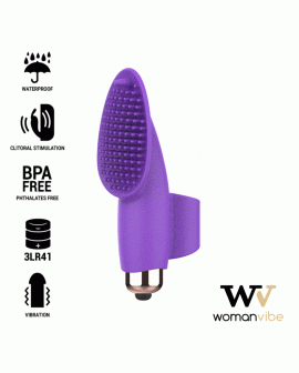 WOMANVIBE - FRAU AISHA SILICONE STIMULATOR FINGER