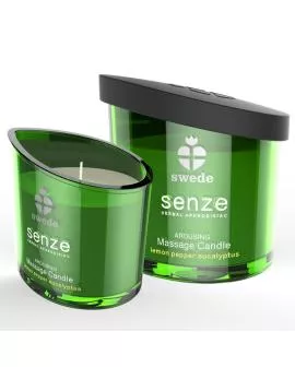 SWEDE - Sinne Erweckende Massagekerze Zitrone Pfeffer Eukalyptus