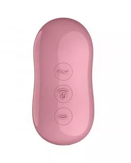 SATISFYER - COTTON CANDY AIR PULSE STIMULATOR & VIBRATOR ROSA