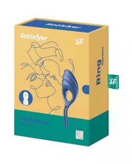 SATISFYER - SWORDSMAN RINGVIBRATOR BLAU