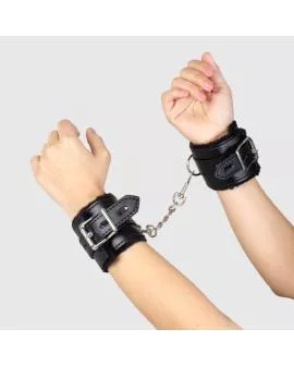 Secretplay - Schwarze Bondage-Handschellen BDSM