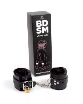 Secretplay - Schwarze Bondage-Handschellen BDSM