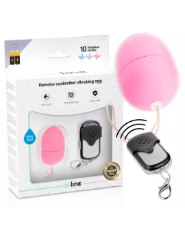 Online - Vibrierendes Ei mit Fernbedienung S Rosa