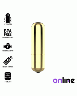 ONLINE - MINI GOLDENE VIBRATIONSKUGEL