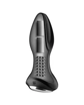 SATISFYER - ROTATOR PLUG 2+ VIBRIERENDE PLUGAPP SCHWARZ
