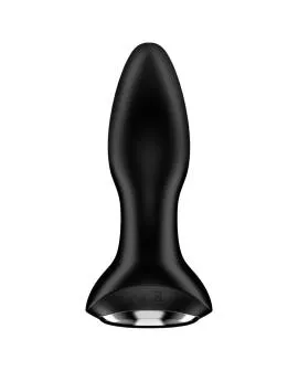 SATISFYER - ROTATOR PLUG 2+ VIBRIERENDE PLUGAPP SCHWARZ