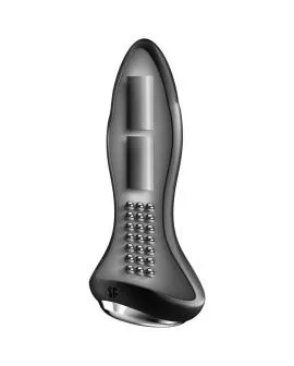 Satisfyer Rotator Plug 1+ - Vibrierender Analplug mit App Schwarz