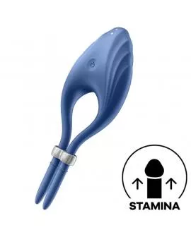 SATISFYER - DUELIST RINGVIBRATOR BLAU