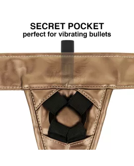 Mythology - Fantasy-Geschirr in Bronze S/M