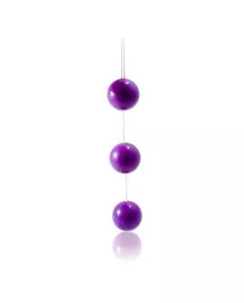 BAILE - Gestreifte Lila ABS-Analkugeln für Erotik