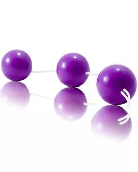 BAILE - Gestreifte Lila ABS-Analkugeln für Erotik
