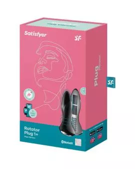 Satisfyer Rotator Plug 1+ - Vibrierender Analplug mit App Schwarz
