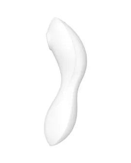 SATISFYER - CURVY TRINITY 5 AIR PULSE STIMULATOR & VIBRATOR APP WEISS