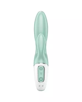 Satisfyer Air Pump Bunny 5+ - Aufblasbarer Kaninchenvibrator mit App - Grün