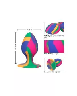 Calexotics - Cheeky Medium Tie-Dye Analplug