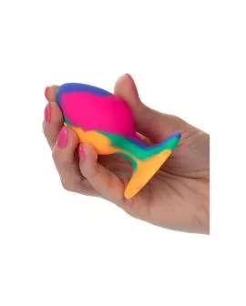 Calexotics - Cheeky Medium Tie-Dye Analplug