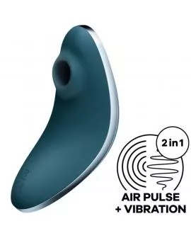 SATISFYER - VULVA LOVER 1 LUFTPULSSTIMULATOR & VIBRATOR BLAU