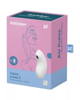 SATISFYER - VULVA LOVER 2 LUFTPULSSTIMULATOR & VIBRATOR WEISS