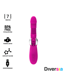 Diversia - Erotischer Hase Vibrator Oben & Unten 24 cm