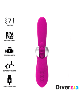 Diversia Hasenwellen Vibrator 24 cm - Erotik