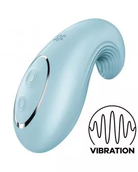 SATISFYER - DIPPING DELIGHT AUFLEGVIBRATOR BLAU