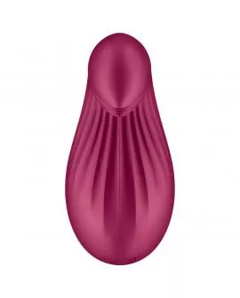 SATISFYER - DIPPING DELIGHT AUFLEGVIBRATOR ROT